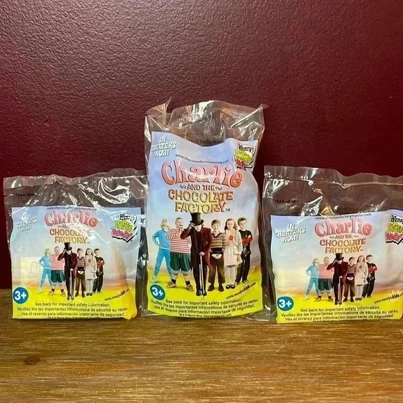 2005 Wendy’s Kids Meal Charlie and The Chocolate Factory Toys - Picture 1 of 9